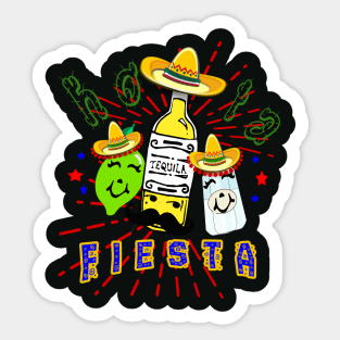 hola fiesta cinco de mayo Sticker